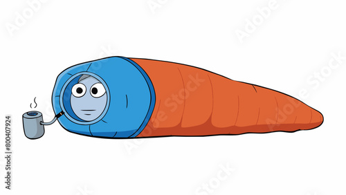 The bivy sack also has a small vent near the users head to allow for airflow and prevent condensation from building up inside. This feature helps to. Cartoon Vector.