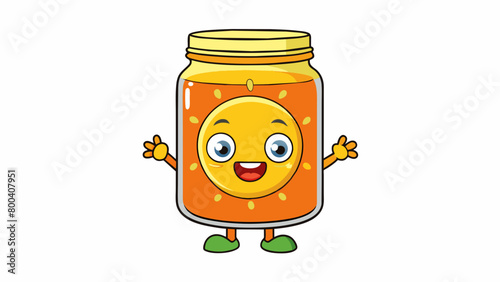 Sunshine in a Jar With its lively orange color and sweet yet acidic taste this fruit curd is a burst of sunshine in every sful. Its made from a. Cartoon Vector.