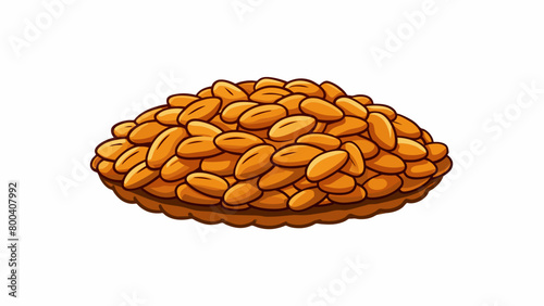 The color of cooked farro ranges from a light golden brown to a deep rich mahogany depending on the variety. Its warm and inviting color adds visual. Cartoon Vector.