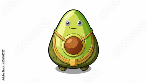 With a wrinkled armorlike exterior and a soft buttery center the avocado is a natural source of hydration and nourishment for the body both inside and. Cartoon Vector.