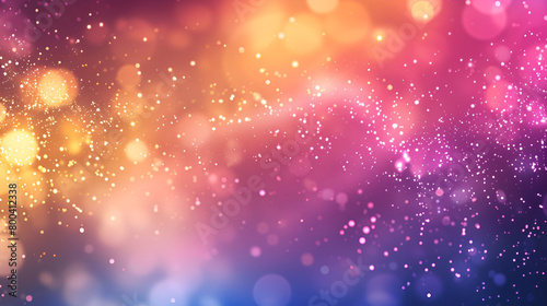 Abstract dark blue gradient pink purple background texture with glitter defocused sparkle bokeh circles and glowing circular lights Abstract violet purple glitter lights defocused bokeh background