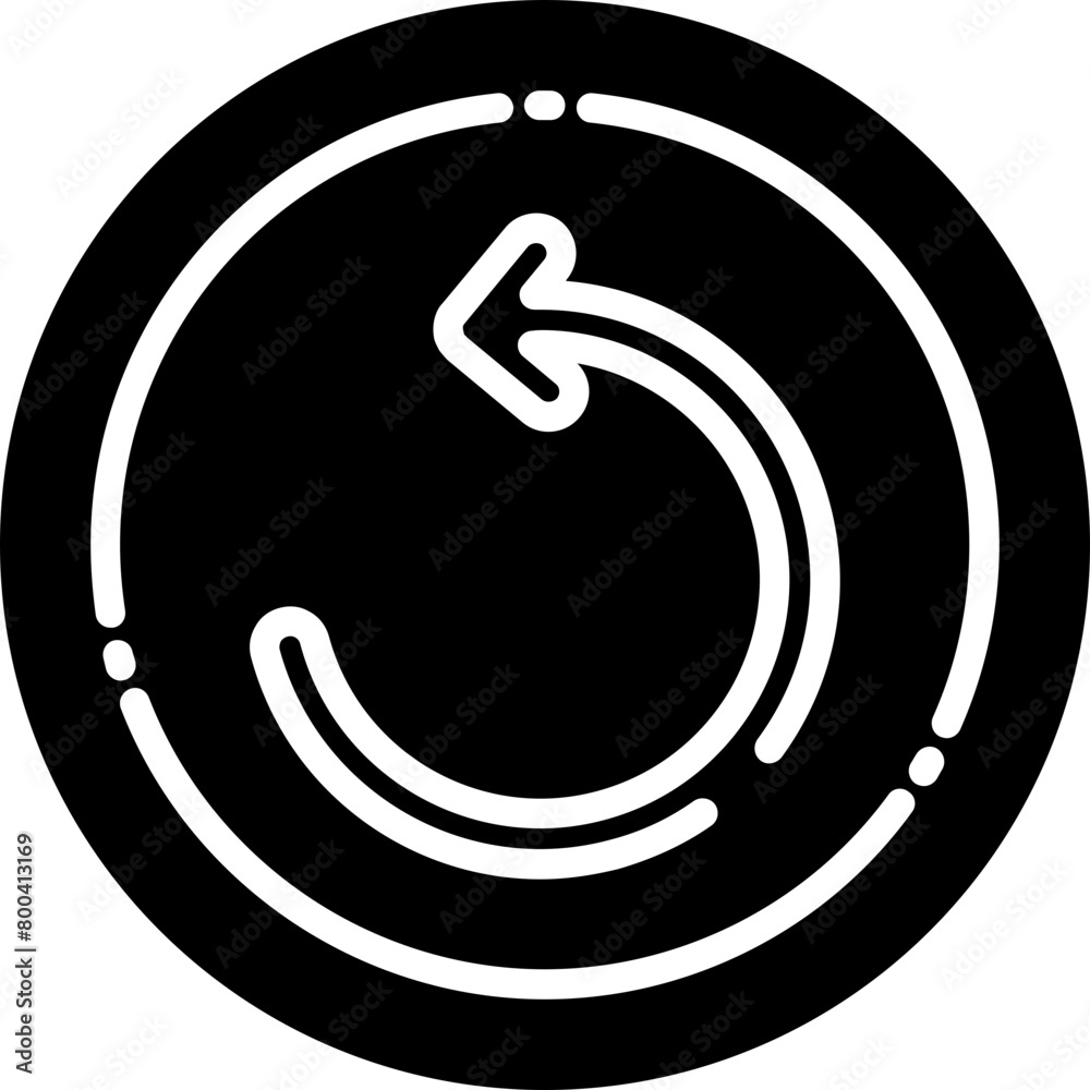 Counterclockwise Circular Arrow Icon Counterclockwise Circular Arrow Icon