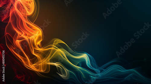 abstract smoky background for black history
