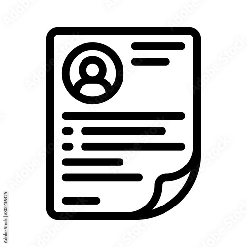 cv line icon