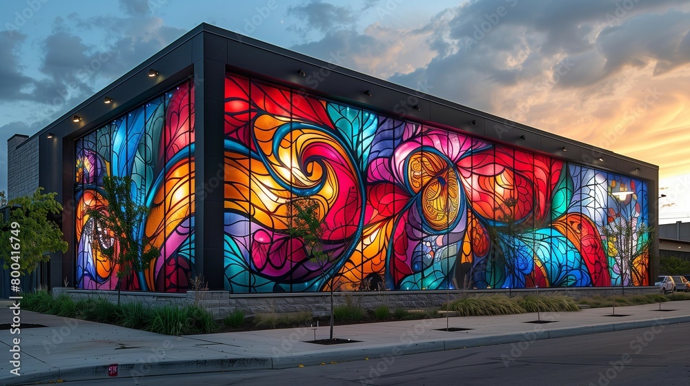 Graffiti Fusion: Bold Colors and Abstract Styles, generative ai