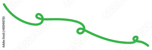 Corner shape with squiggle doodle line for website page, banner, card vector illustration