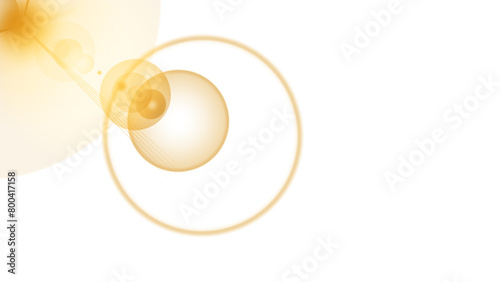 Realistic Lens Flare Effect Background
