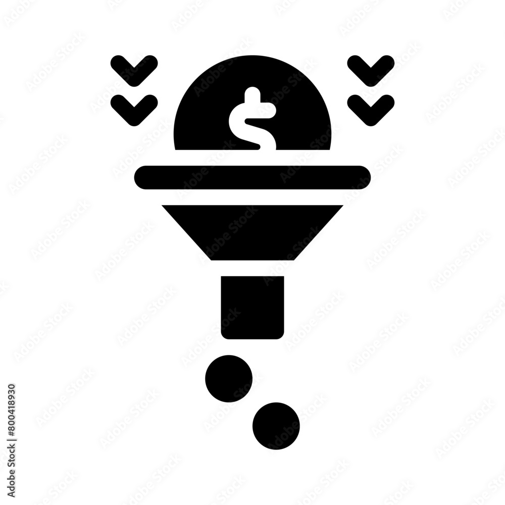 funnel glyph icon funnel glyph icon