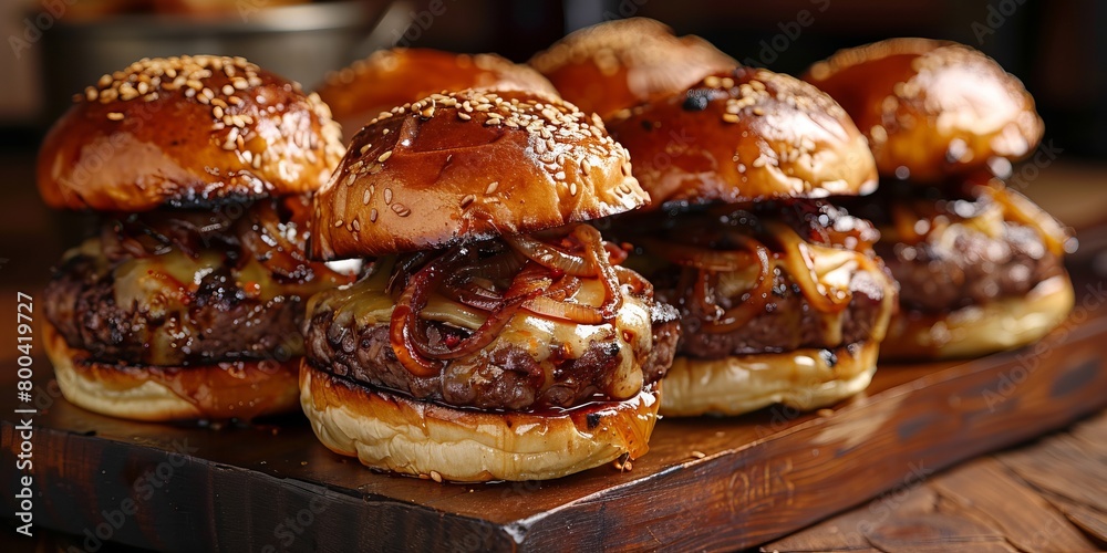 gourmet beef sliders with cheese and caramelized onions gourmet beef sliders with cheese and caramelized onions