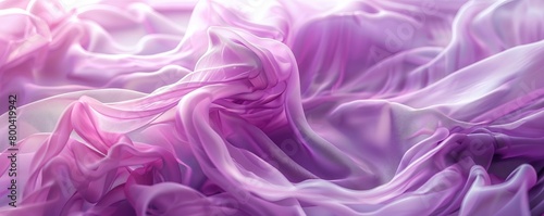 Floating lilac fabric