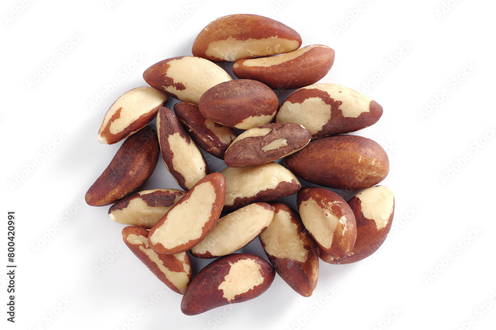 Close up on Brazil nuts Close up on Brazil nuts