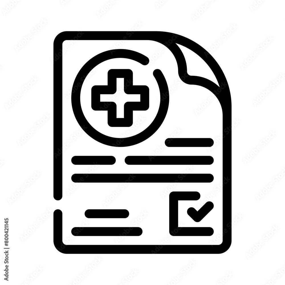 insurance line icon insurance line icon