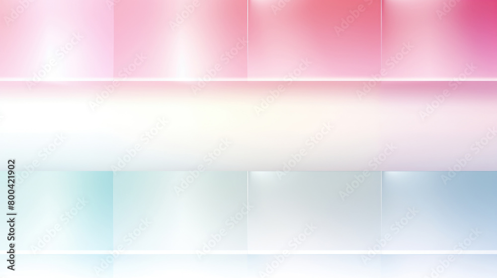 Transparent 3D glass tiles abstract pastel gradient glassmorphism background Transparent 3D glass tiles abstract pastel gradient glassmorphism background