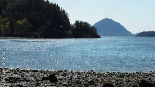 Serene Coastal Scene at Porteau Cove Provincial Park