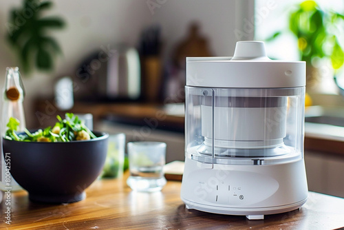 A compact mini food processor with a lightweight design, perfect for everyday use. photo