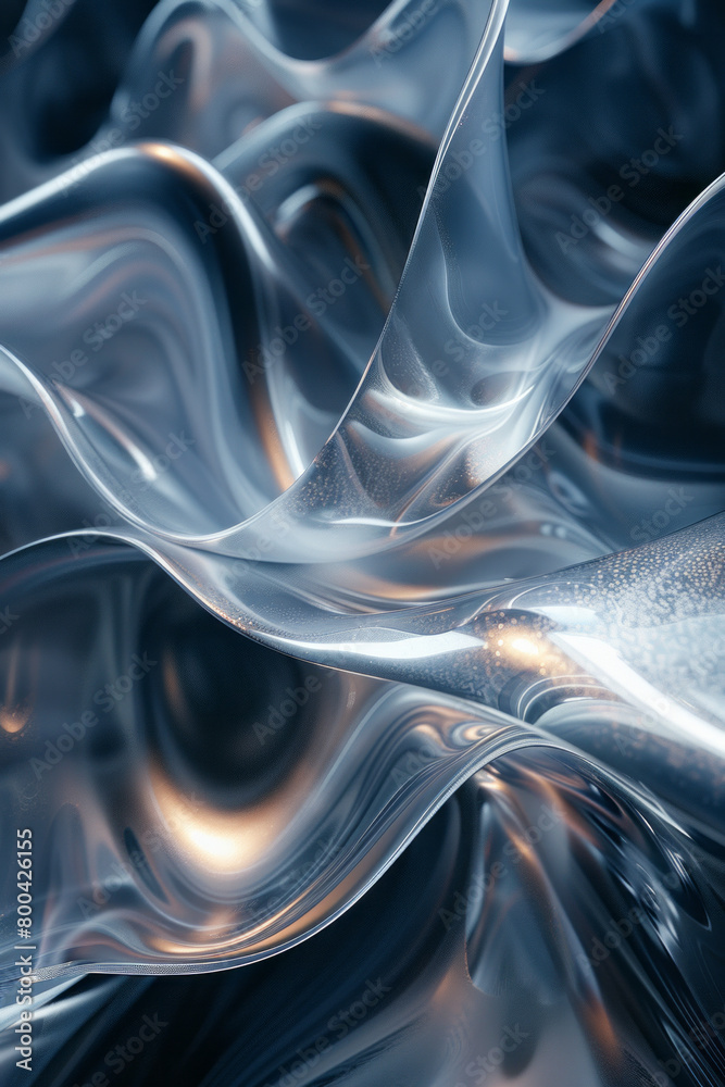 A design showing a series of abstract aerodynamic forms, like those ...
