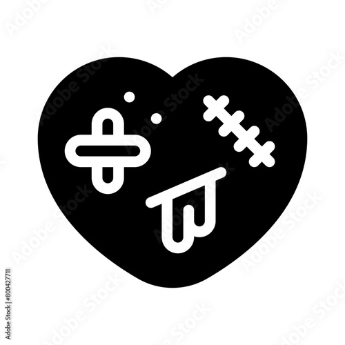 heart glyph icon