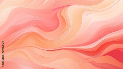 A pink and orange wave pattern with a lot of detail. The image is abstract and has a lot of texture