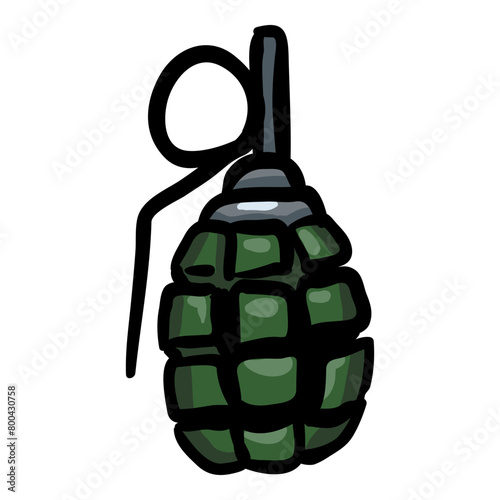 Grenade - Hand Drawn Doodle Icon