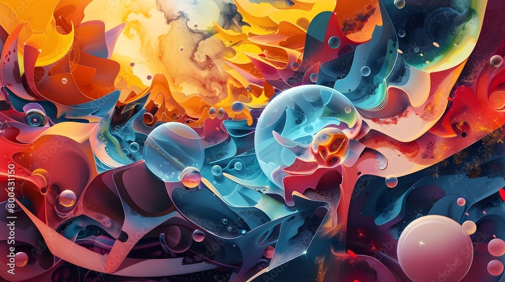 Breathtaking Surreal Abstract Art with Vivid Melting Shapes and ...