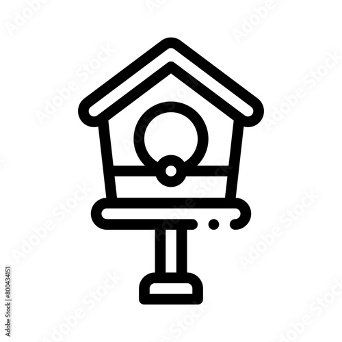 birdhouse line icon