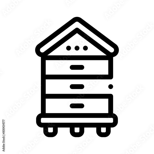 beekeeping line icon