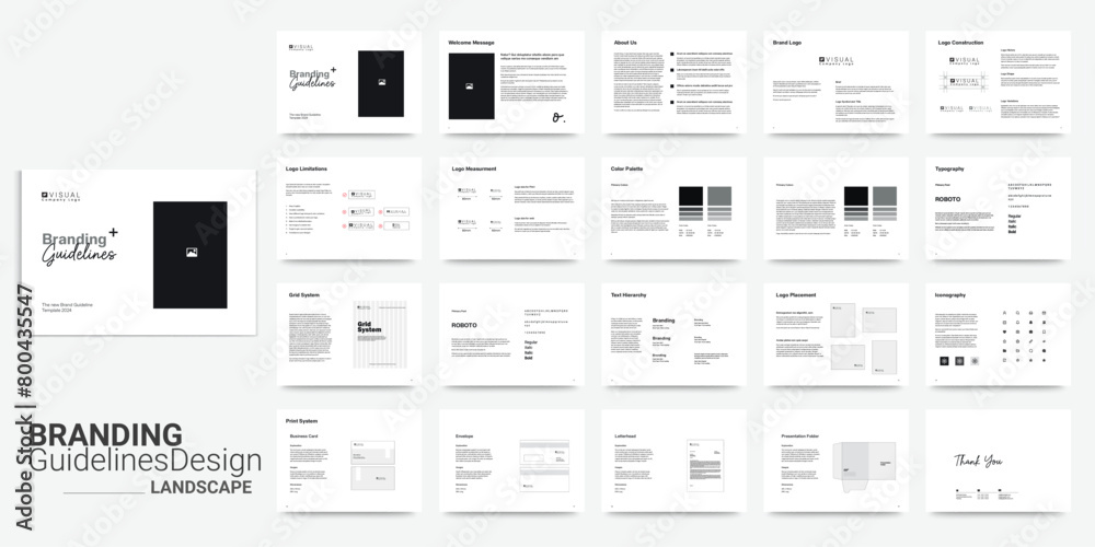 Minimal Brand Guideline Brand Manual Branding Guidelines Brand Style Guide Minimal Brand Guideline Brand Manual Branding Guidelines Brand Style Guide