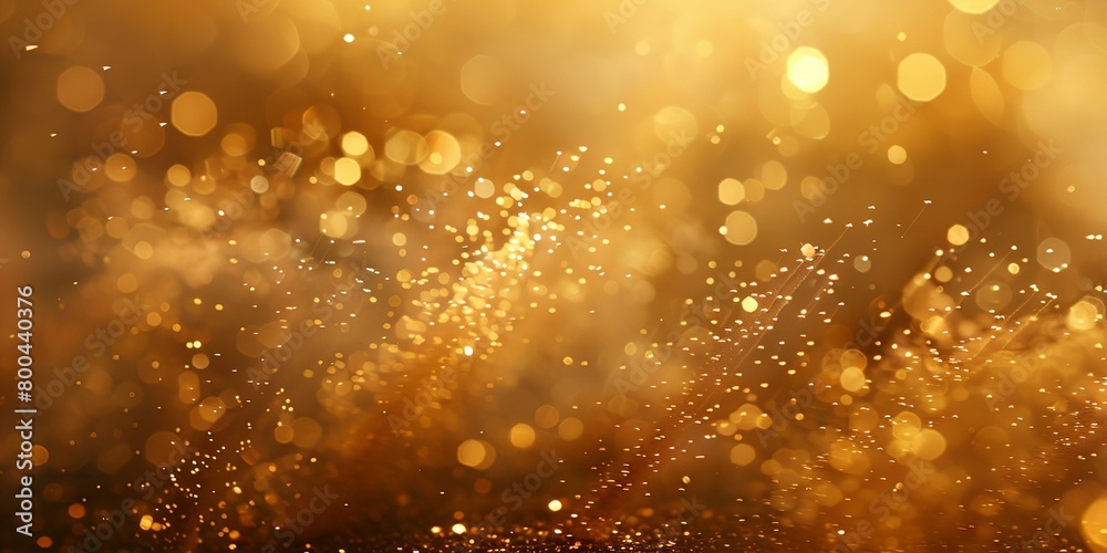 golden sparkling abstract background