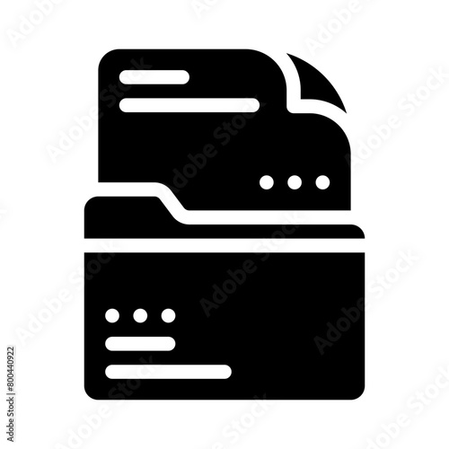 folder glyph icon