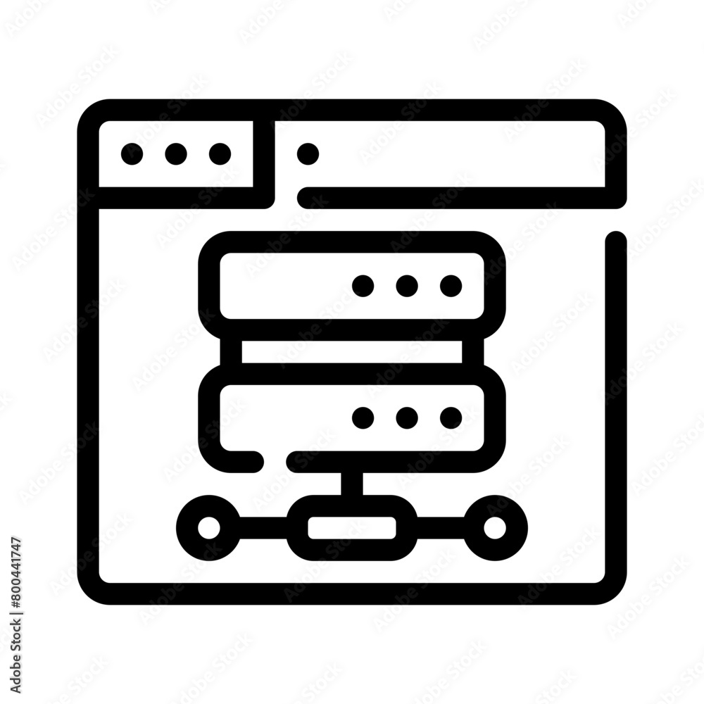 network line icon network line icon