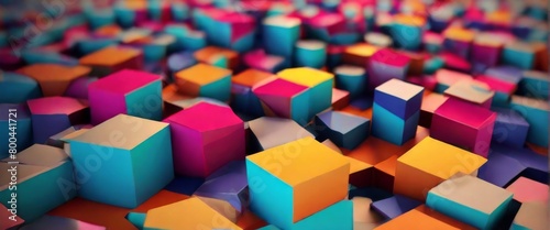 3d render, abstract background with geometric shapes, 3d illustration