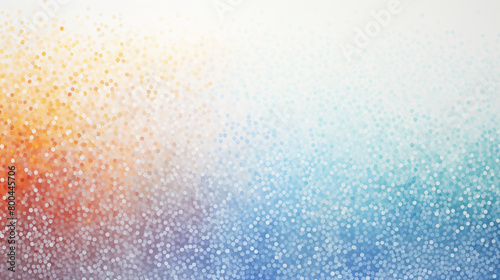 Soft Bokeh Gradient, Blue to Orange, Sparkling Abstract Background