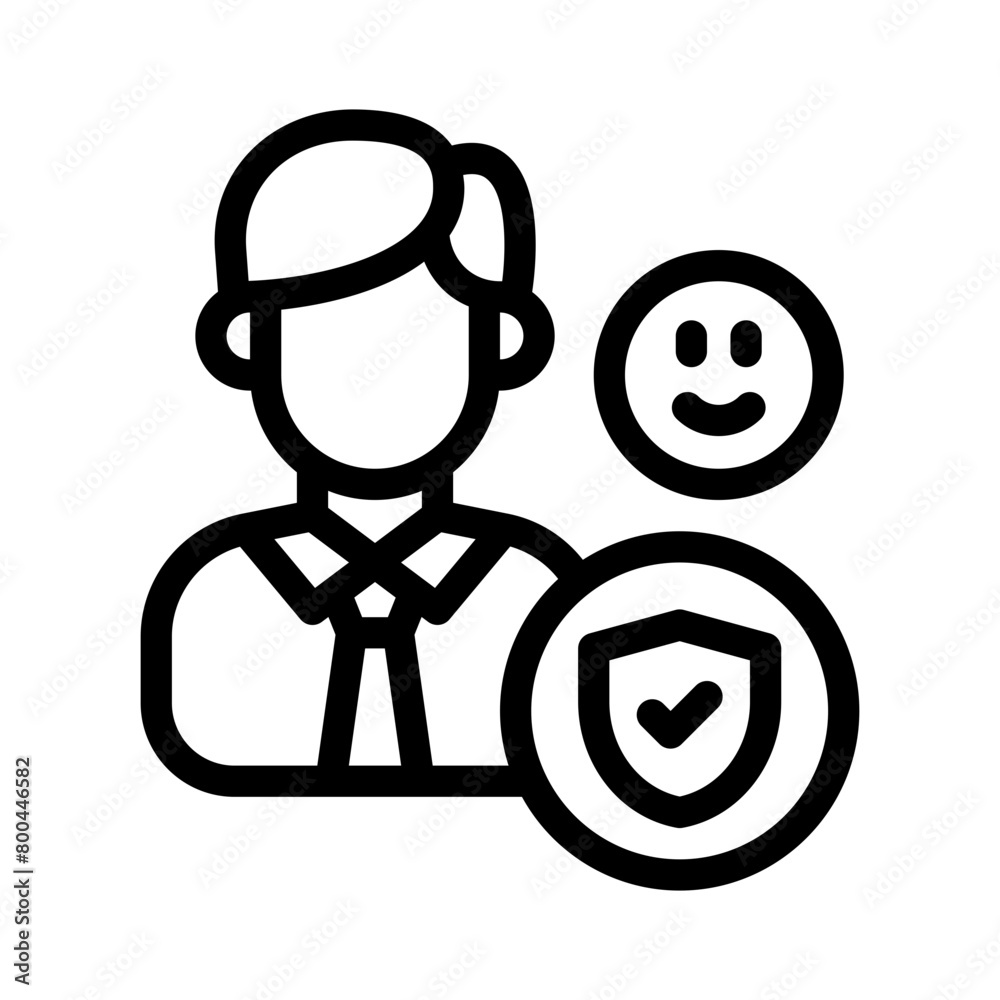 reliability line icon