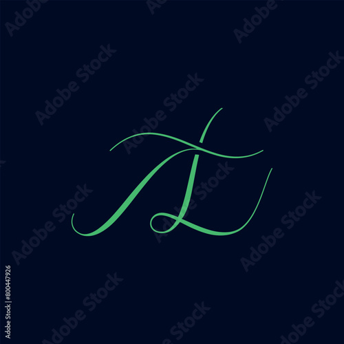 letter TL for logo company design