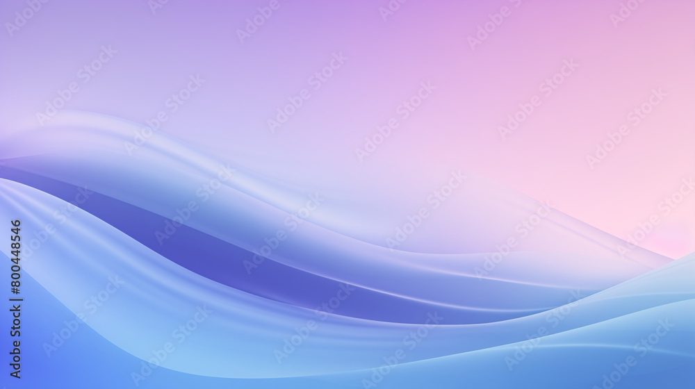 Fototapeta premium Serene Pastel Sunset Waves, Soft Gradient, Abstract Background with Copy Space