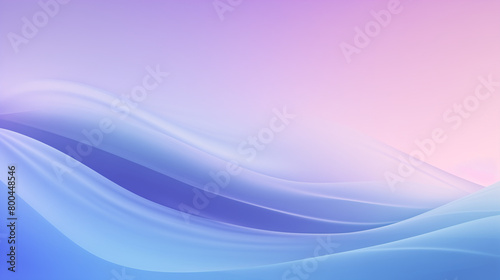 Serene Pastel Sunset Waves, Soft Gradient, Abstract Background with Copy Space