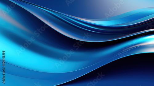 abstract blue wavy background illustration