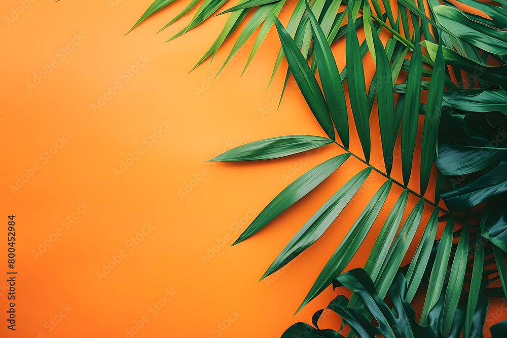 Creative trendy summertime banner mockup. Summer shopping sales and vacation concept.
