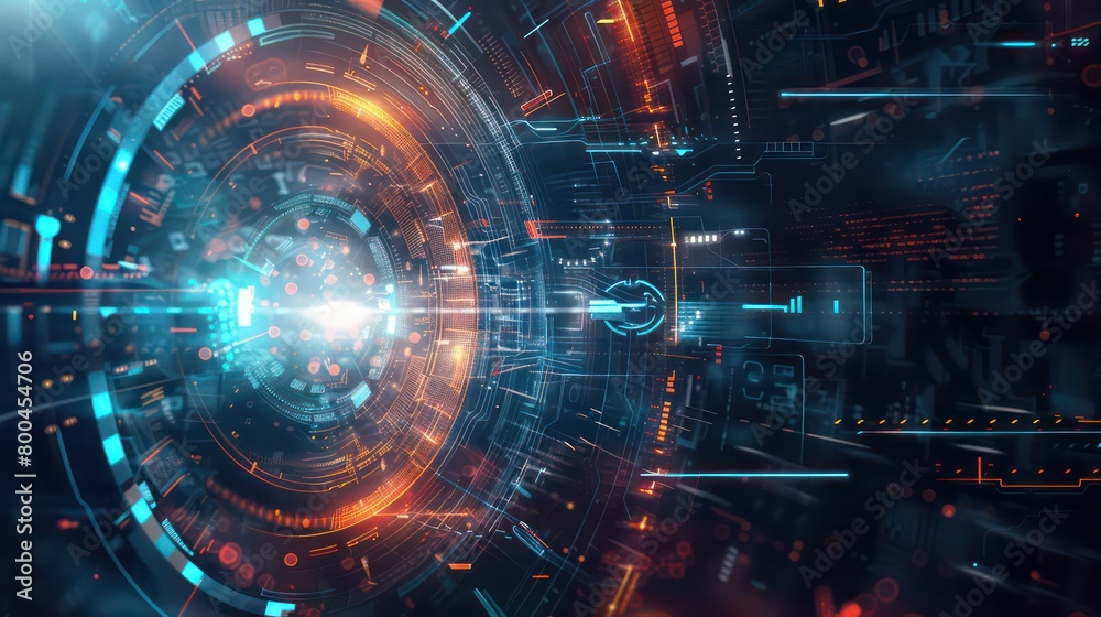 hi tech digital login abstract background 