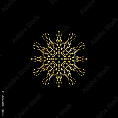The Gold Mandala Wedding Iinvitation Card
