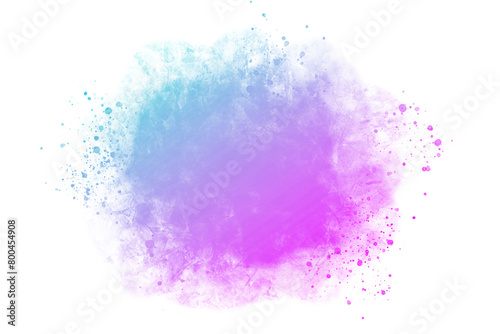 abstract watercolor stain isolated from background