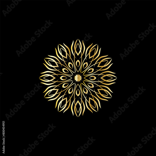 The Gold Mandala Wedding Iinvitation Card