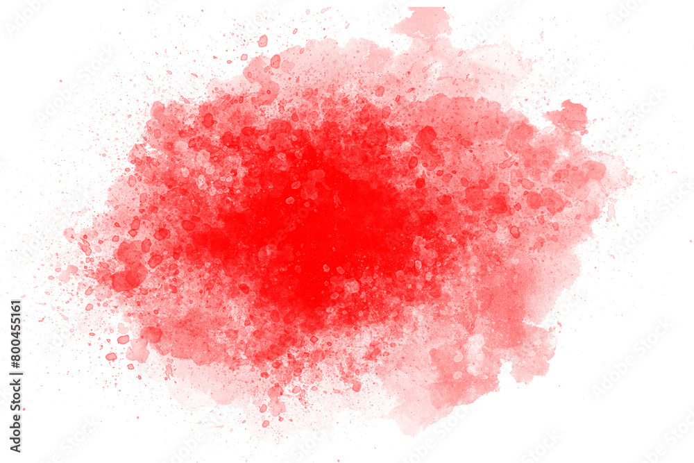 abstract watercolor stain isolated from background