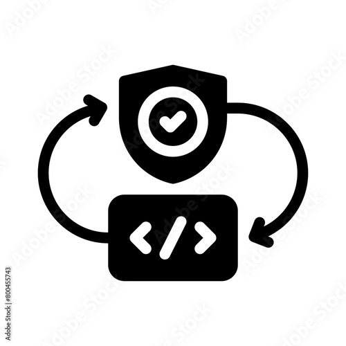 devops glyph icon