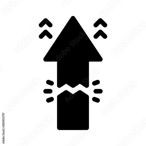 disruption glyph icon