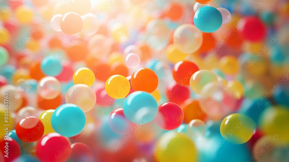 Naklejka premium colorful balloons background.