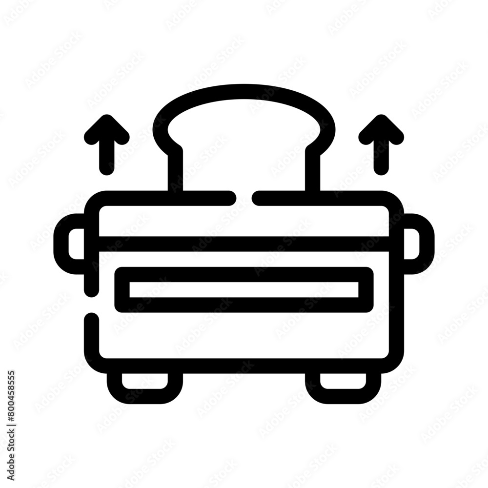 toaster line icon toaster line icon