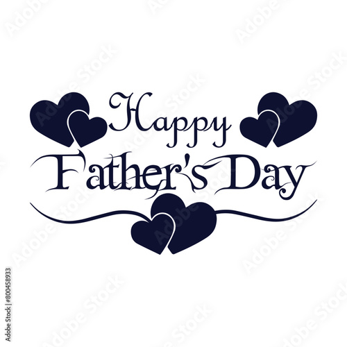 Happy Father's Day, Happy Father's Day Appreciation Vector Text, Father's Day Background, Father's Day Banner, Dad Appreciation, Banner Background for Posters, Flyers, Marketing