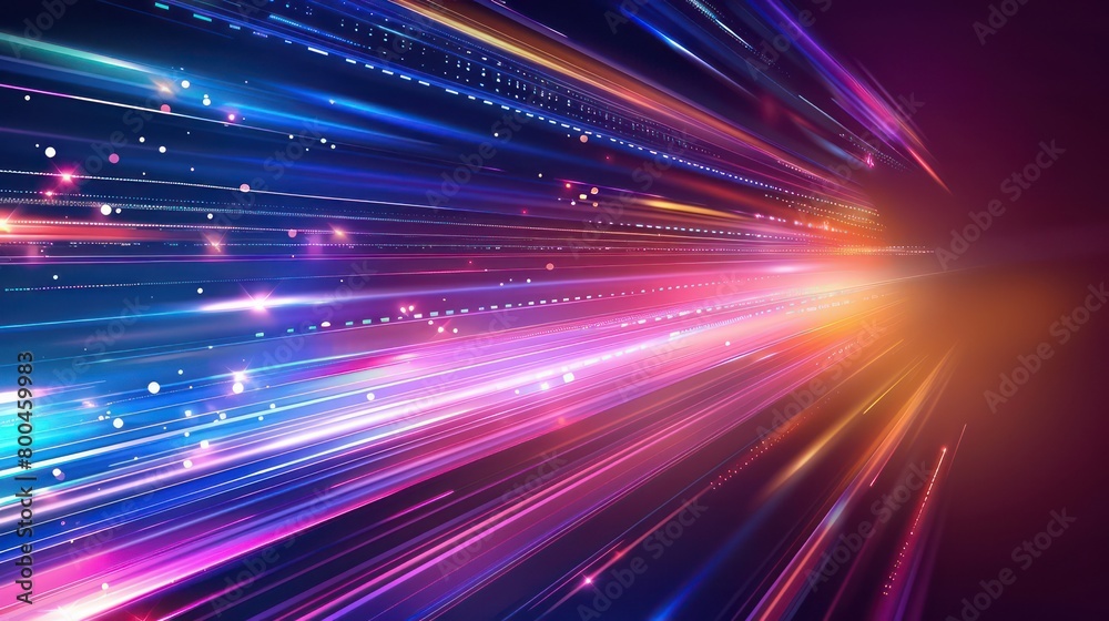 Fototapeta premium colorful abstract speed line background