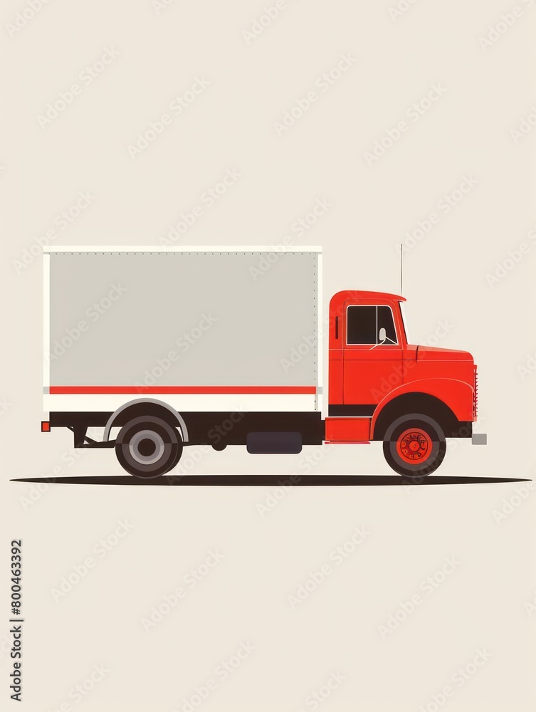 delivery truck icon on a flat background delivery truck icon on a flat background